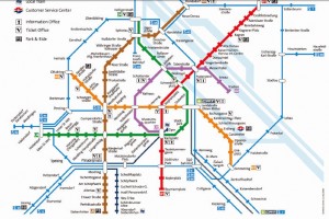 Harta transport rapid Viena