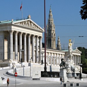 Ringstrasse Viena Parlamentul